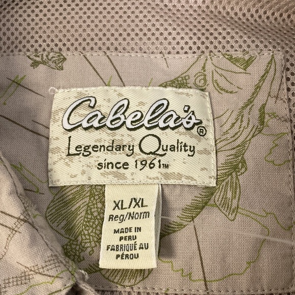 Cabela's Shirts Nwt Cabelas Docksider Bass Shirt Xl Fish Button